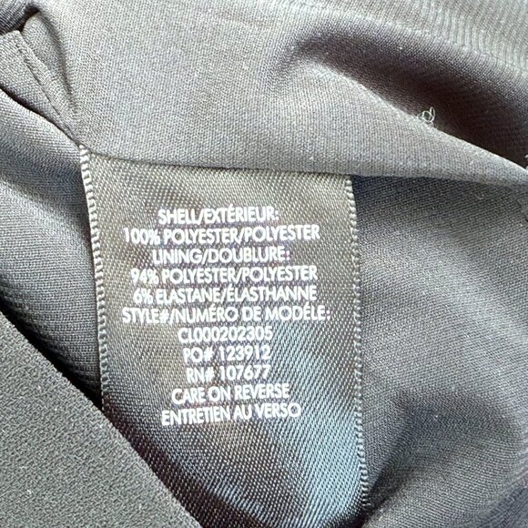 Alice + Olivia Lennon Side Zip Overlap Wrap Tulip Mini Skirt Womens 8 Black - Picture 7 of 8